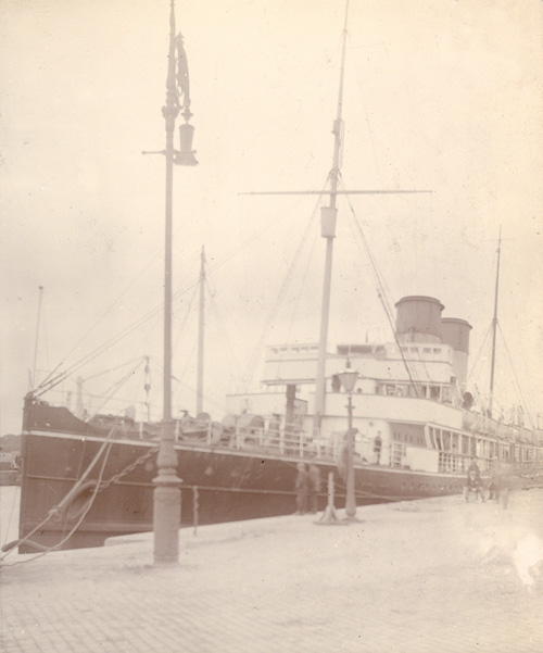 SS Arvonia at Limerick Docks, kindly supplied by Limerick Museum