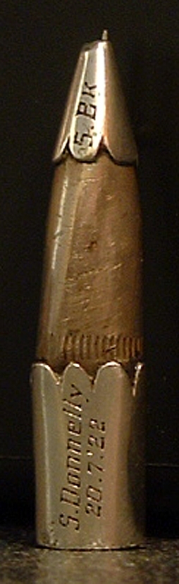 Bullet from the Strand Barracks